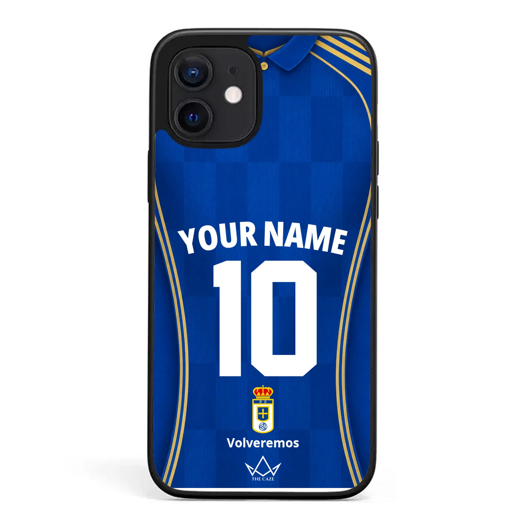Coque iPhone personnalisée Football Real Oviedo