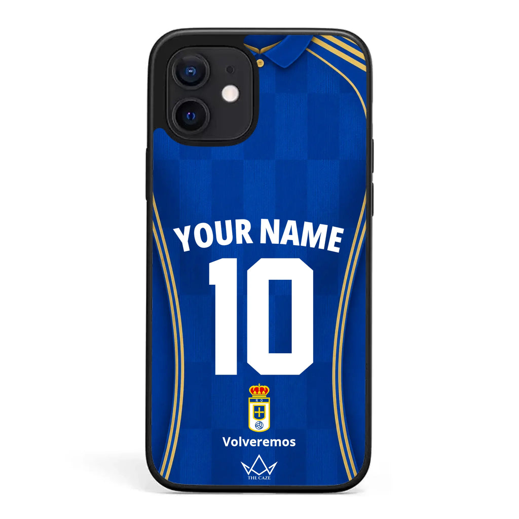 Coque iPhone personnalisée Football Real Oviedo