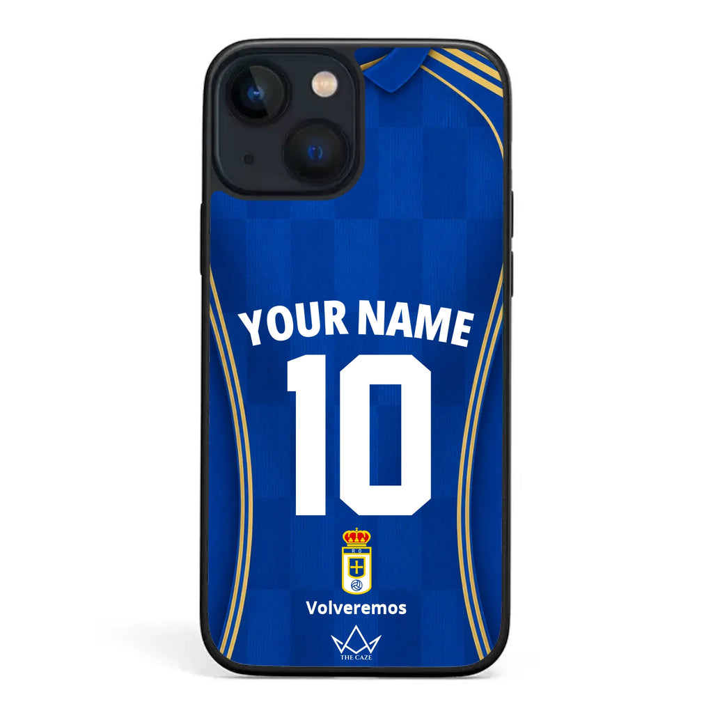 Coque iPhone personnalisée Football Real Oviedo