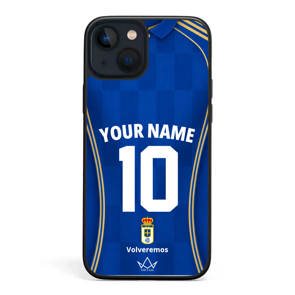 Coque iPhone personnalisée Football Real Oviedo