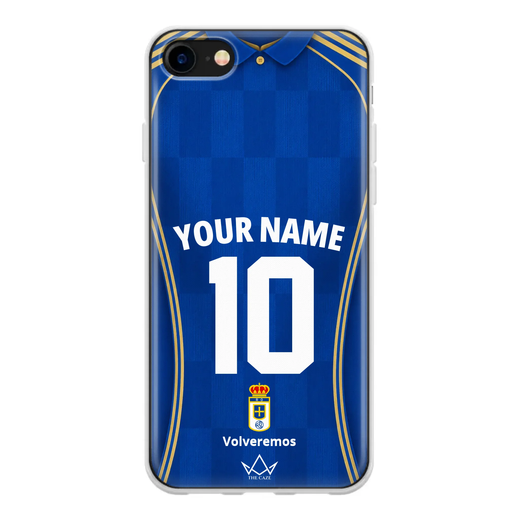 Coque iPhone personnalisée Football Real Oviedo