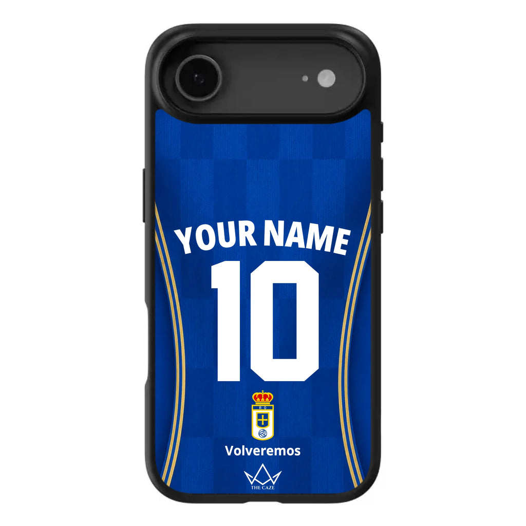 Coque iPhone personnalisée Football Real Oviedo
