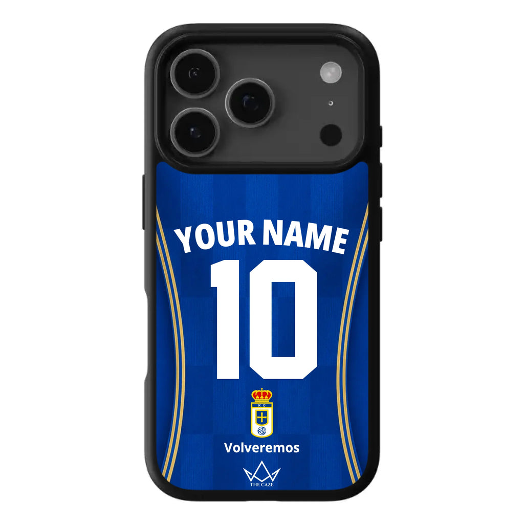 Coque iPhone personnalisée Football Real Oviedo