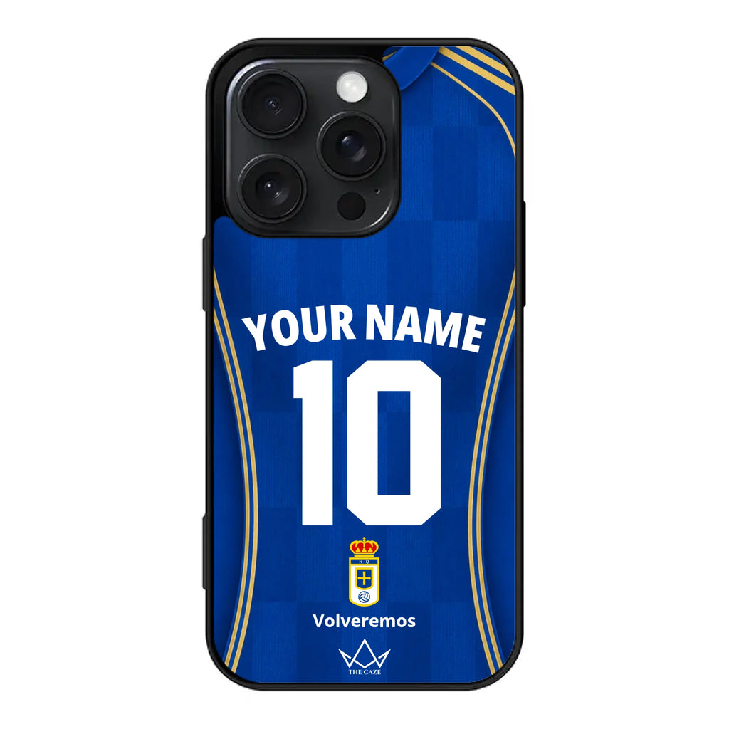 Coque iPhone personnalisée Football Real Oviedo