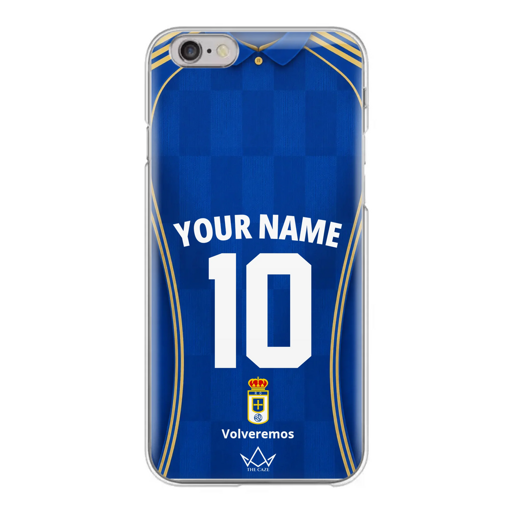 Coque iPhone personnalisée Football Real Oviedo