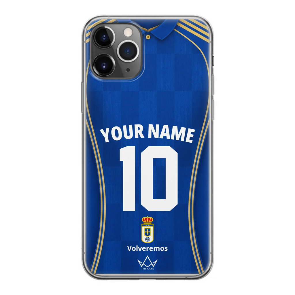 Coque iPhone personnalisée Football Real Oviedo