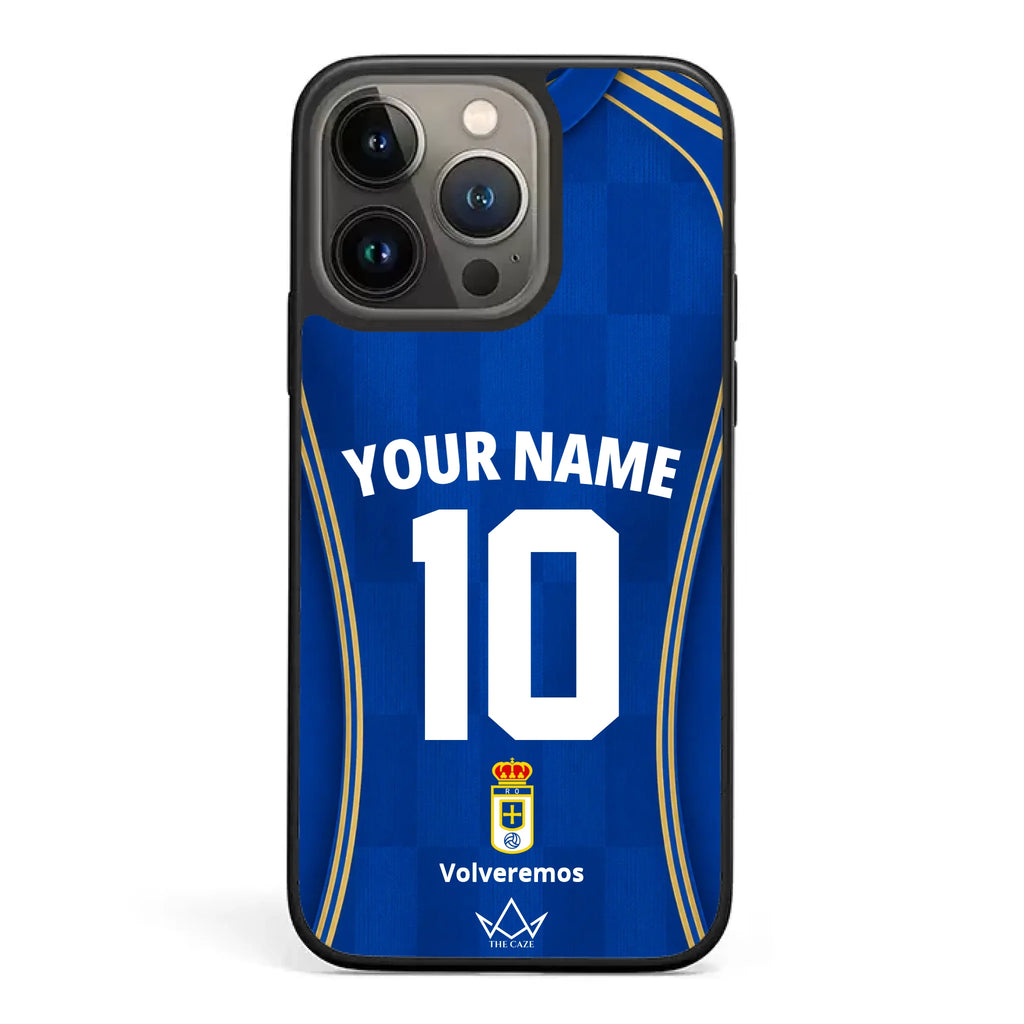Coque iPhone personnalisée Football Real Oviedo