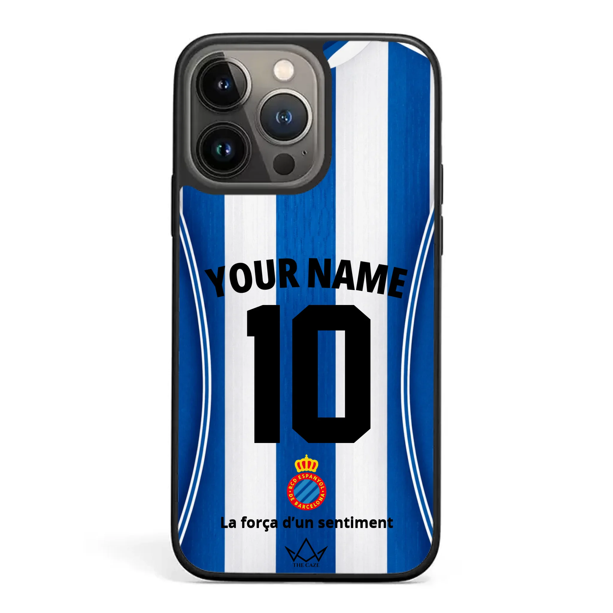 Coque iPhone personnalisée Football RCD Espanyol de Barcelone