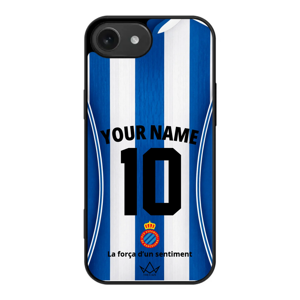 Coque iPhone personnalisée Football RCD Espanyol de Barcelone