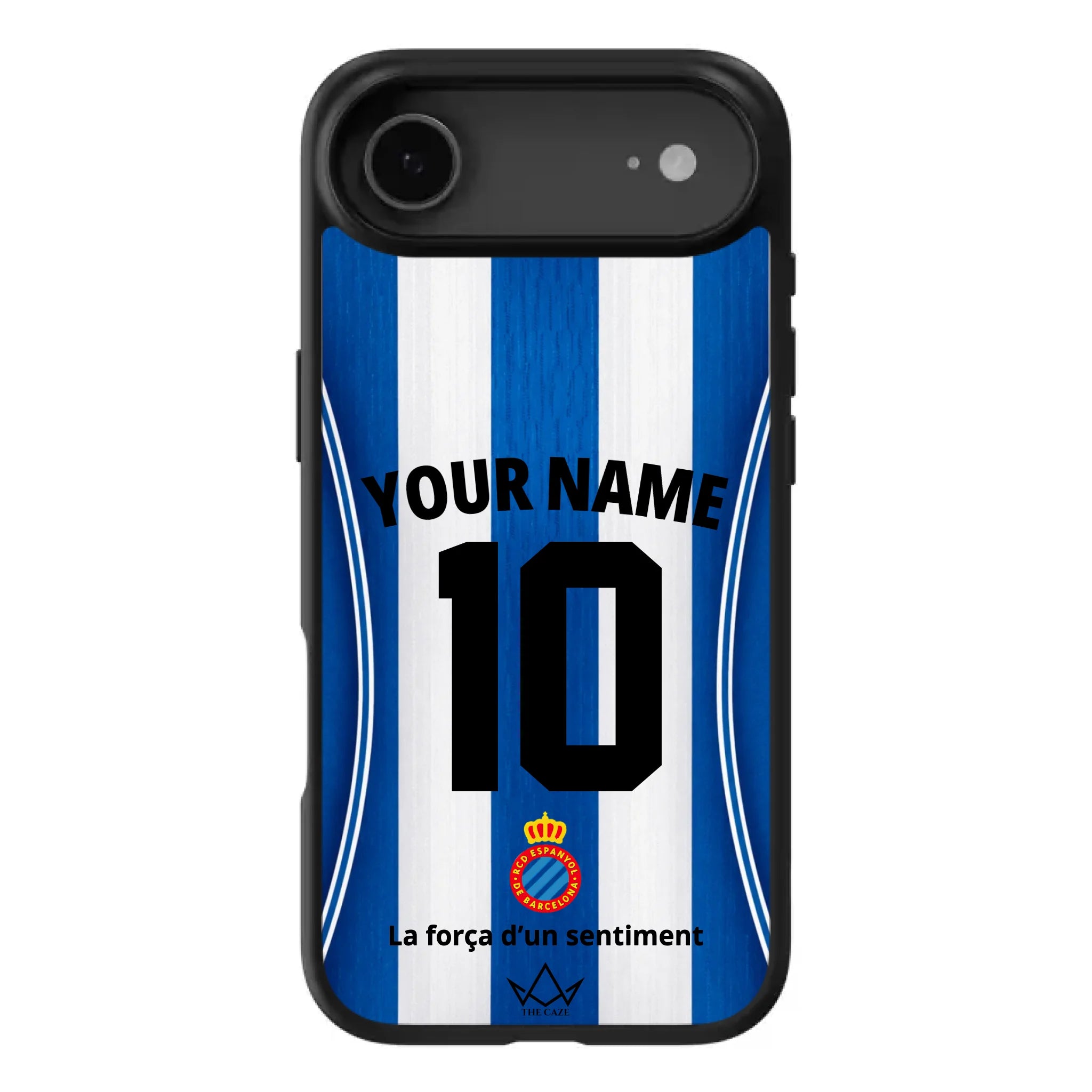 Coque iPhone personnalisée Football RCD Espanyol de Barcelone