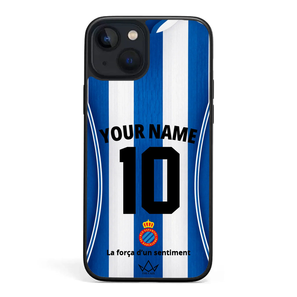Coque iPhone personnalisée Football RCD Espanyol de Barcelone