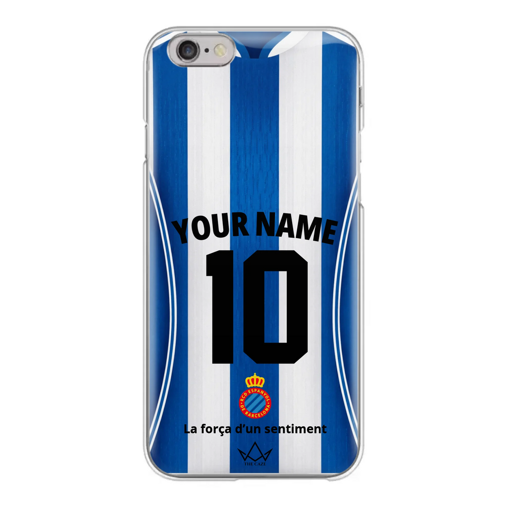 Coque iPhone personnalisée Football RCD Espanyol de Barcelone