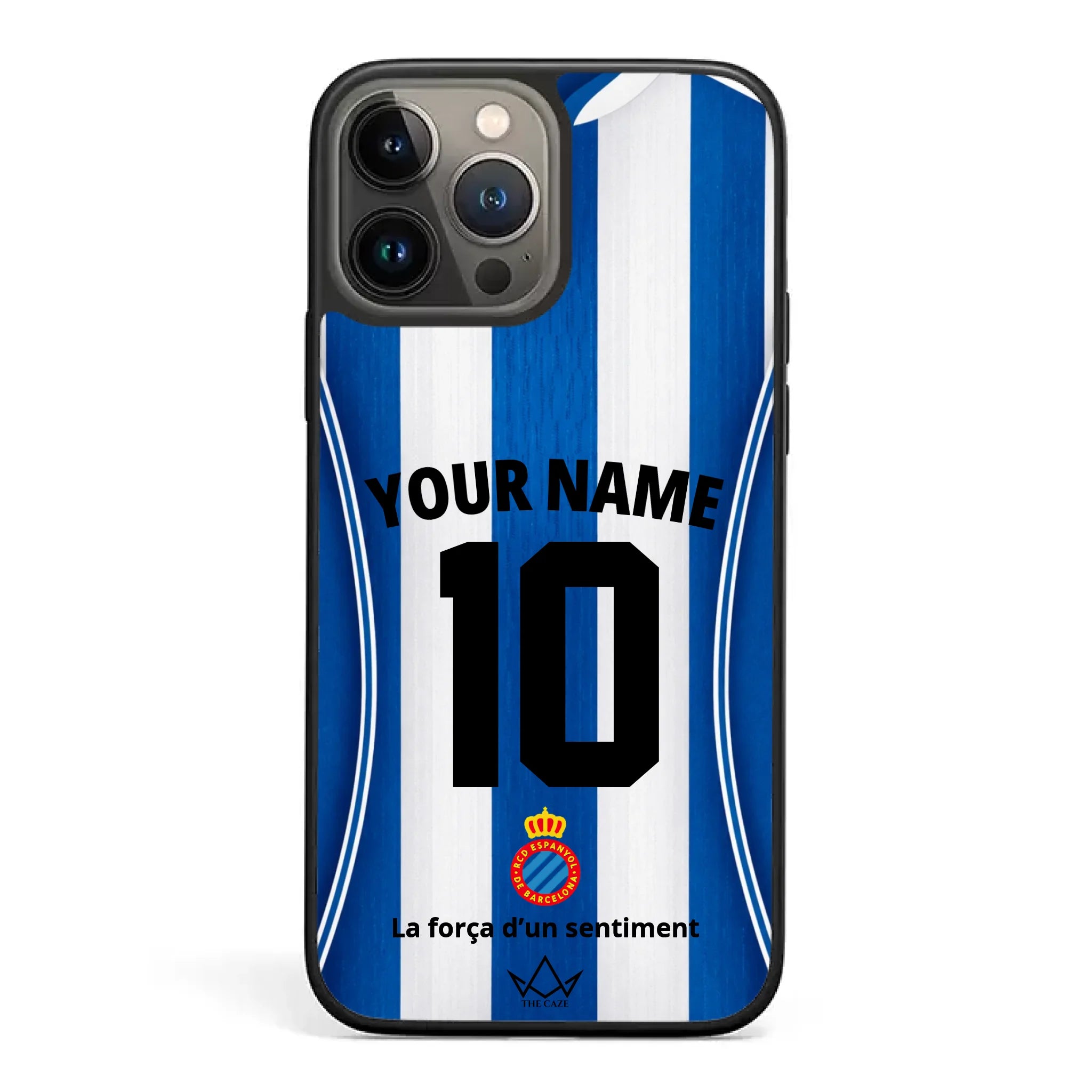 Coque iPhone personnalisée Football RCD Espanyol de Barcelone