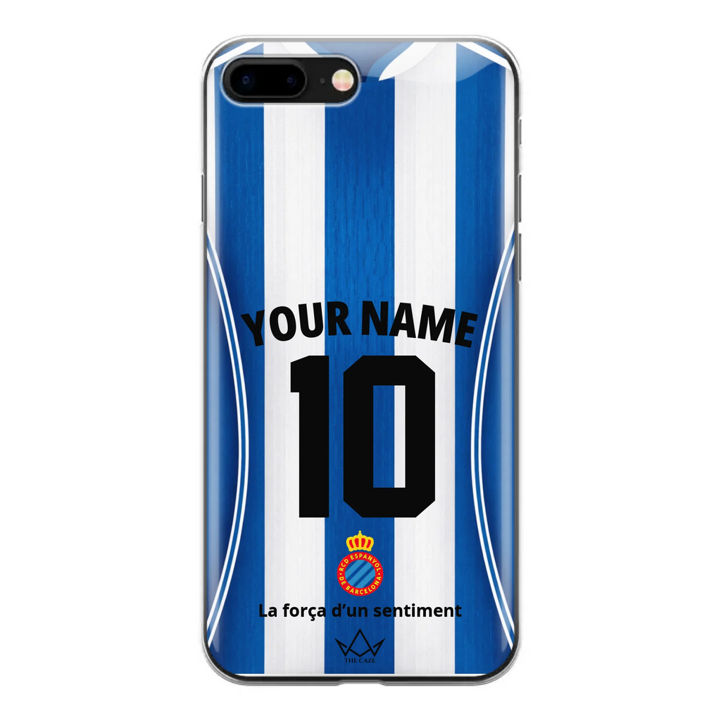 Coque iPhone personnalisée Football RCD Espanyol de Barcelone