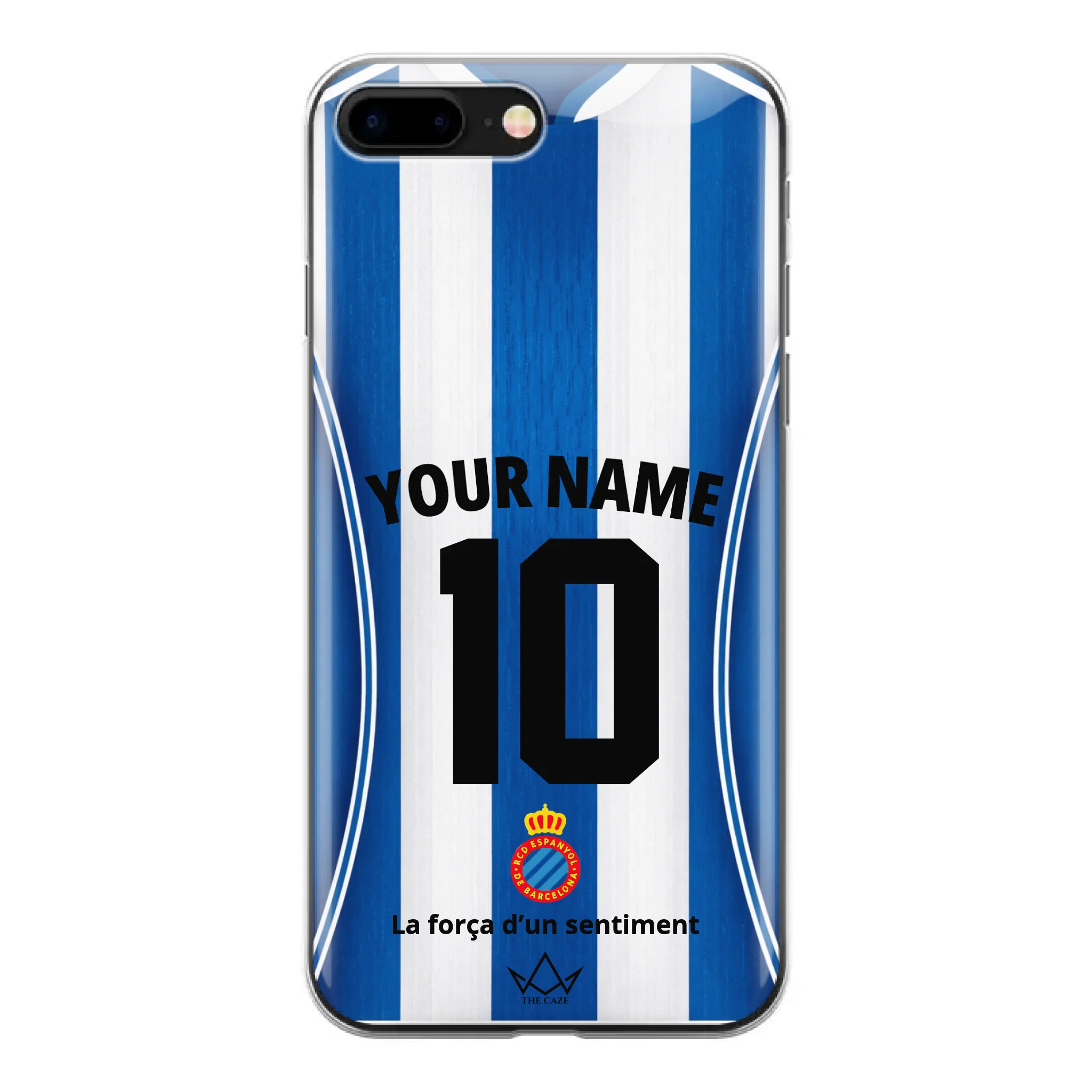 Coque iPhone personnalisée Football RCD Espanyol de Barcelone