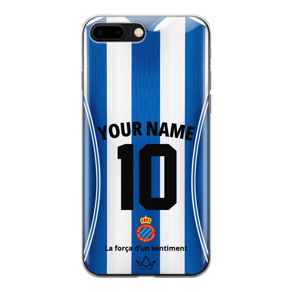 Coque iPhone personnalisée Football RCD Espanyol de Barcelone