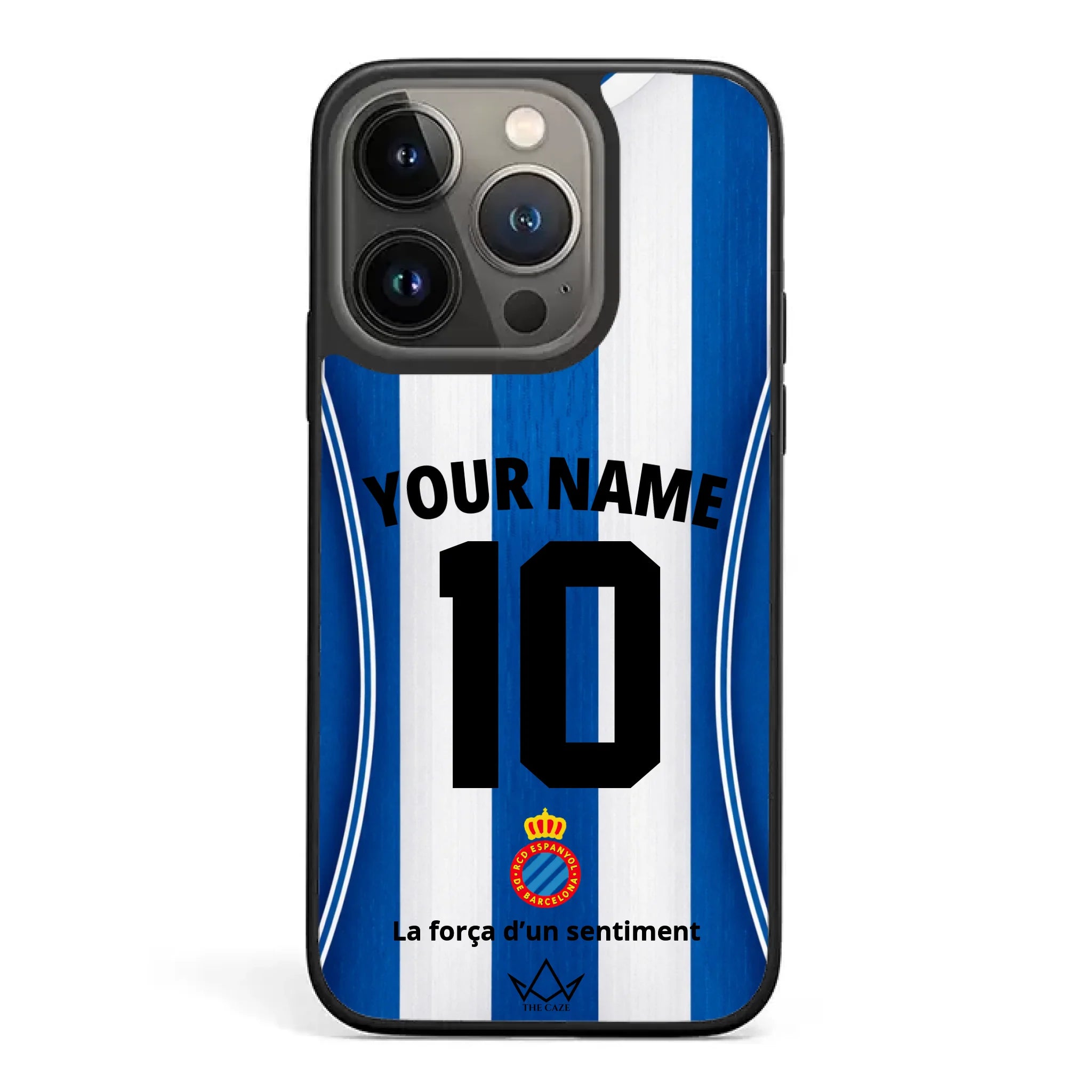 Funda de iPhone personalizada del RCD Espanyol de Barcelona