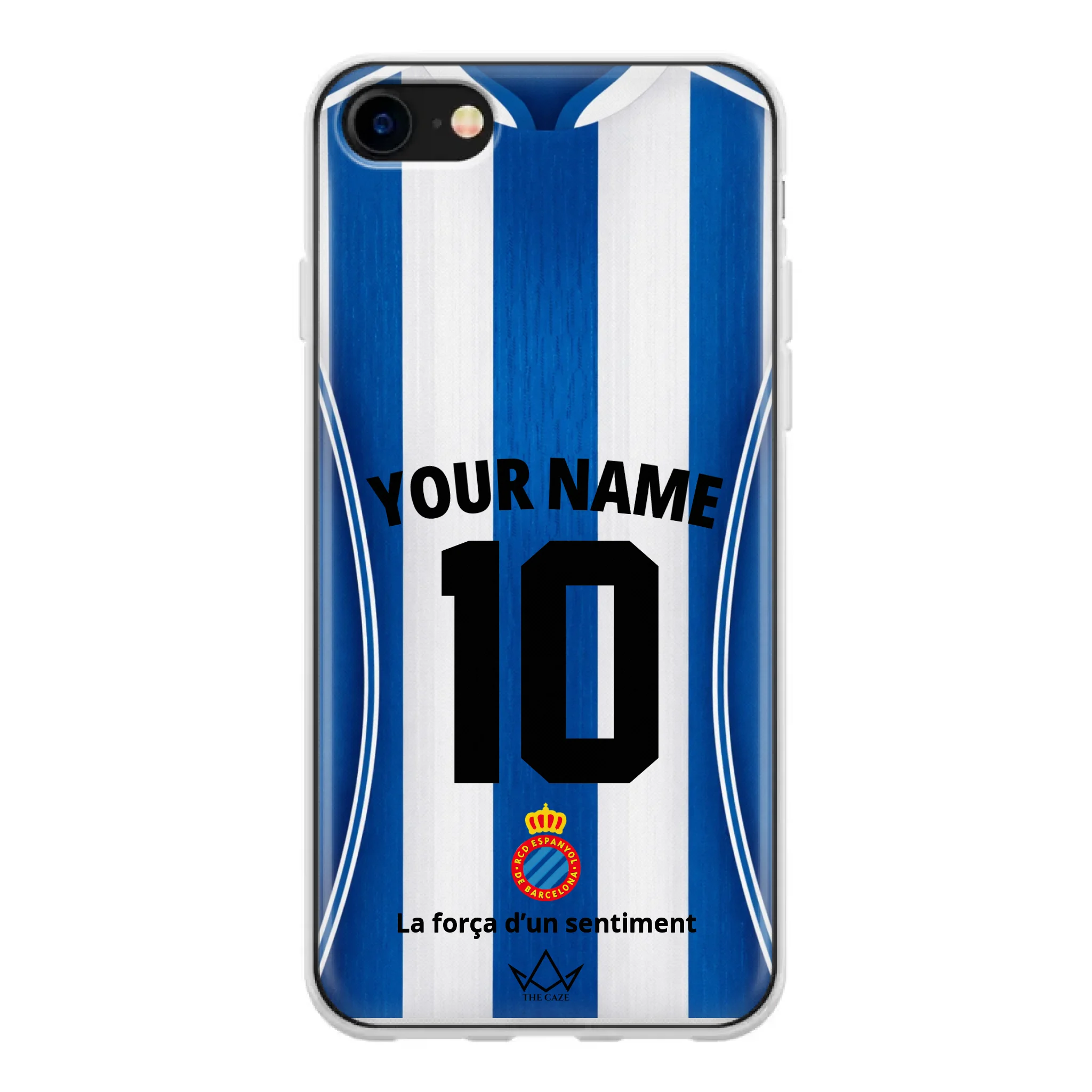 Funda de iPhone personalizada del RCD Espanyol de Barcelona