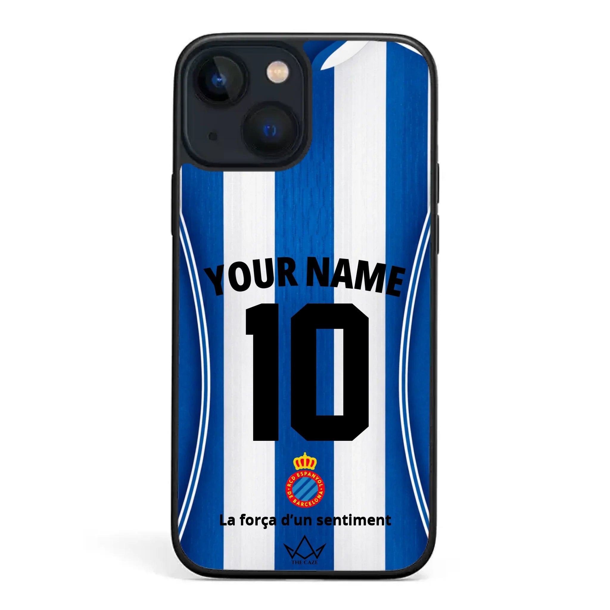 Funda de iPhone personalizada del RCD Espanyol de Barcelona