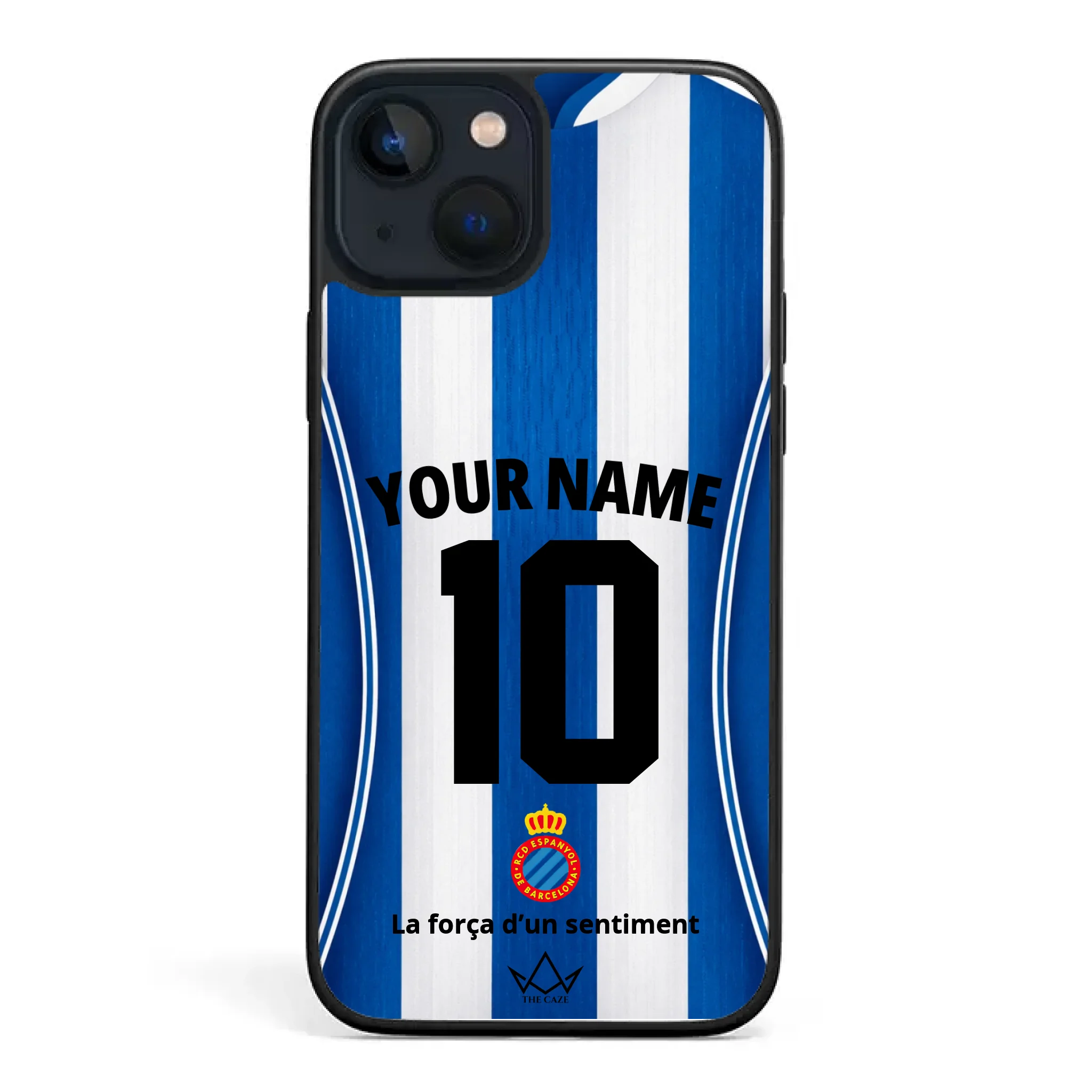 Funda de iPhone personalizada del RCD Espanyol de Barcelona