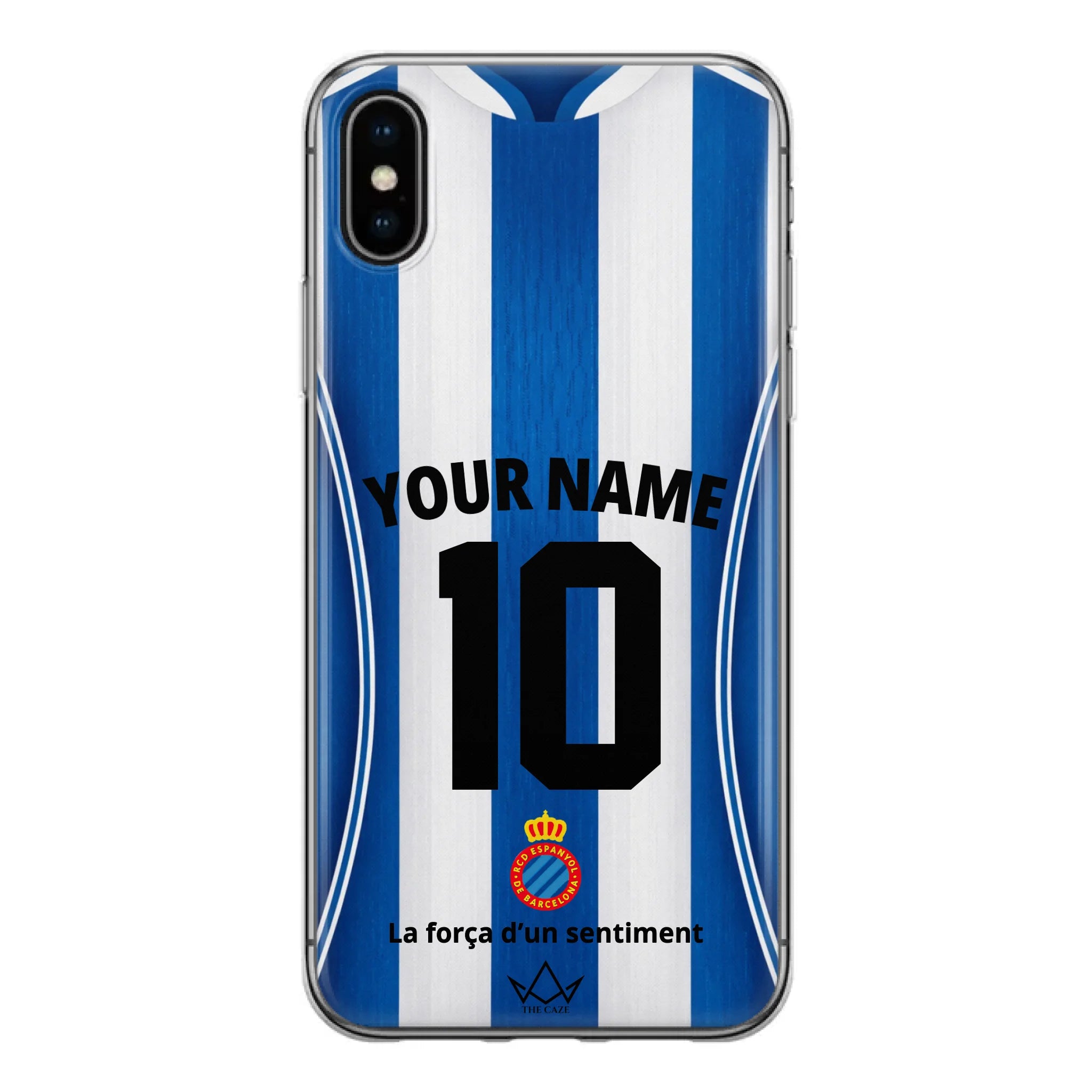 Funda de iPhone personalizada del RCD Espanyol de Barcelona