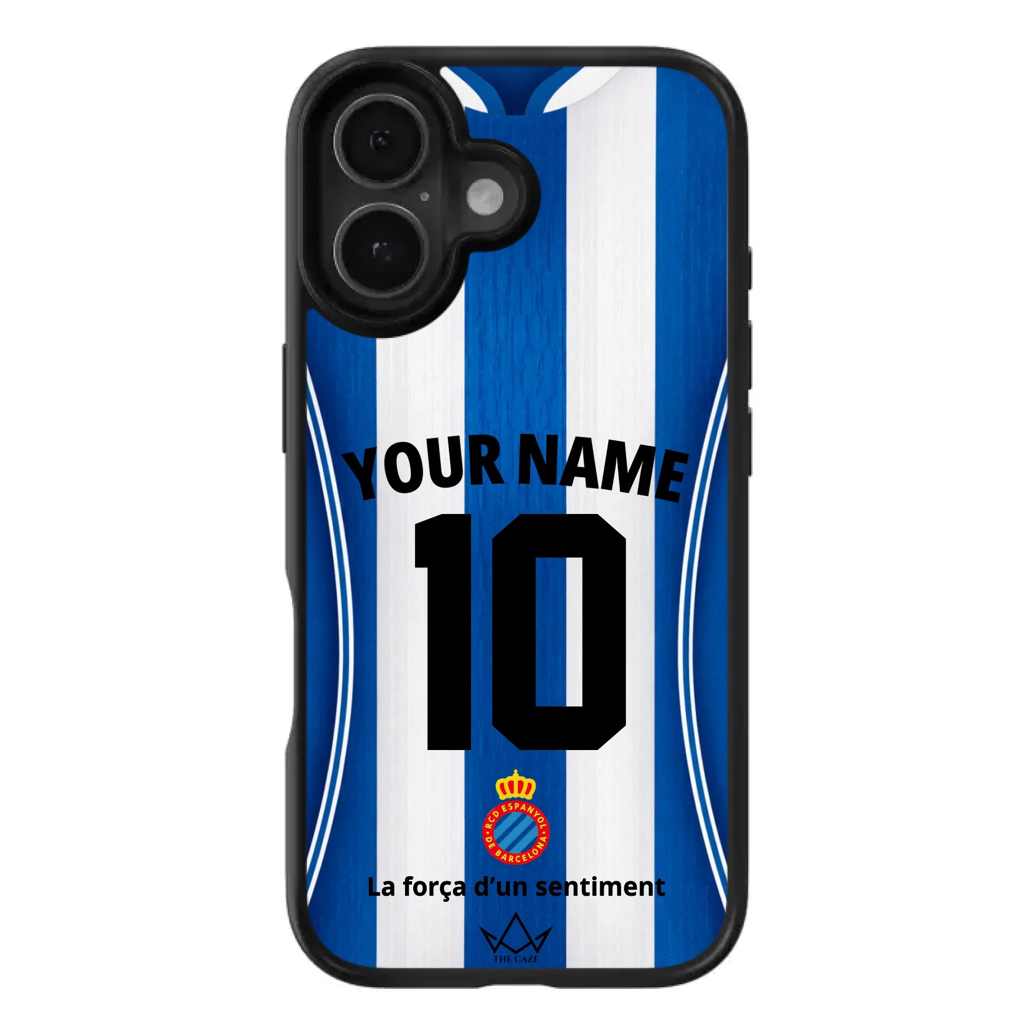 Funda de iPhone personalizada del RCD Espanyol de Barcelona