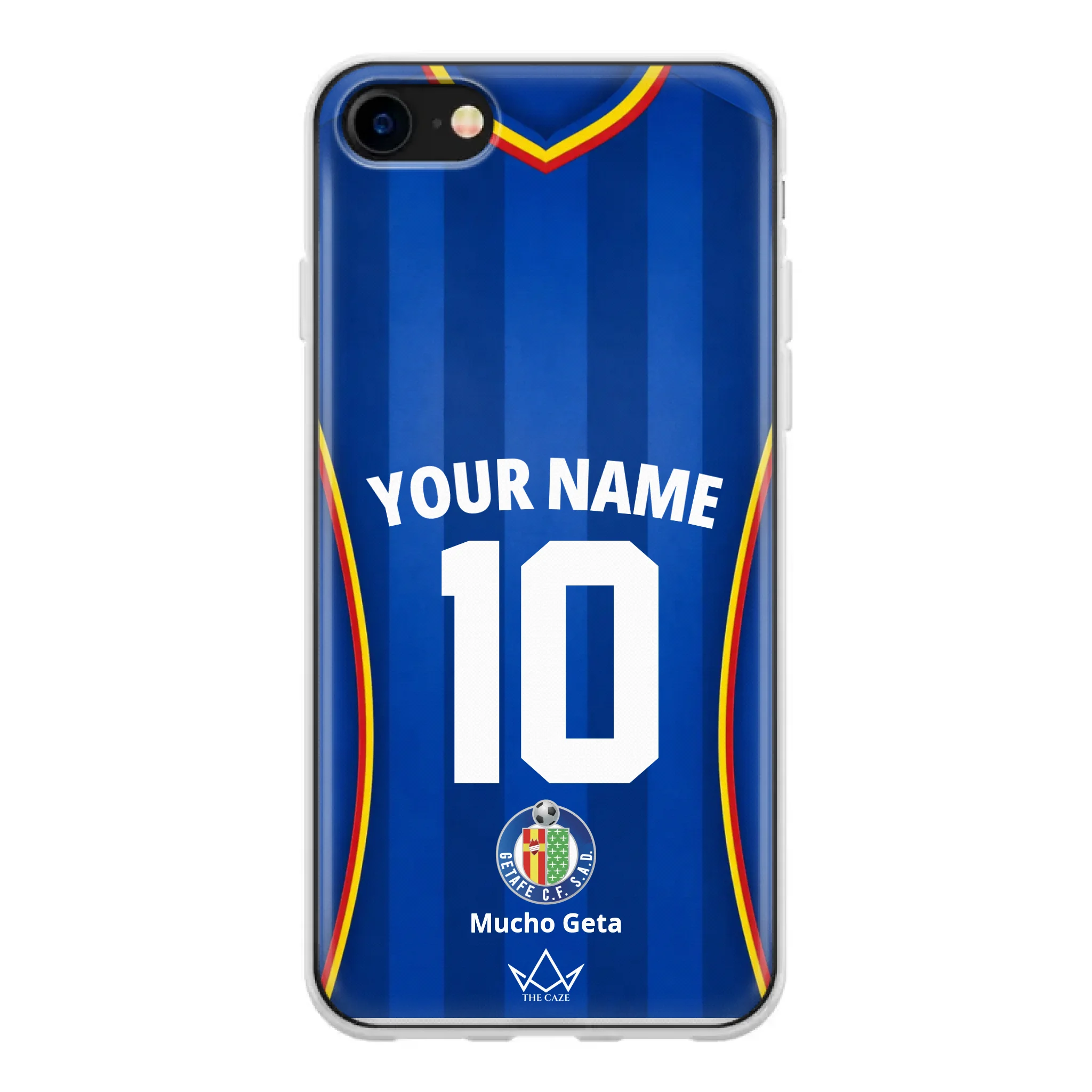 Funda de iPhone personalizada de fútbol del Getafe CF