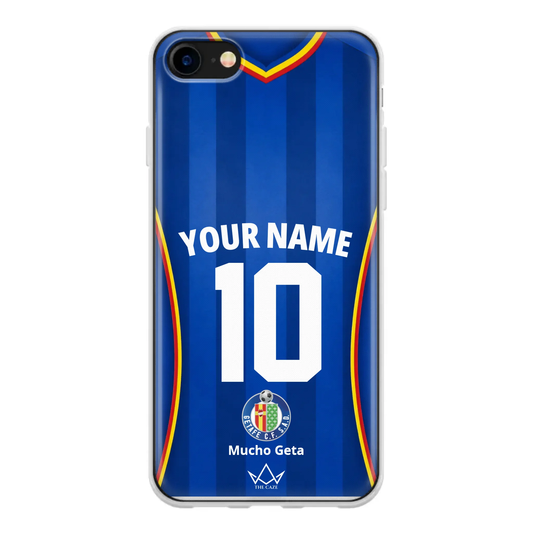 Funda de iPhone personalizada de fútbol del Getafe CF