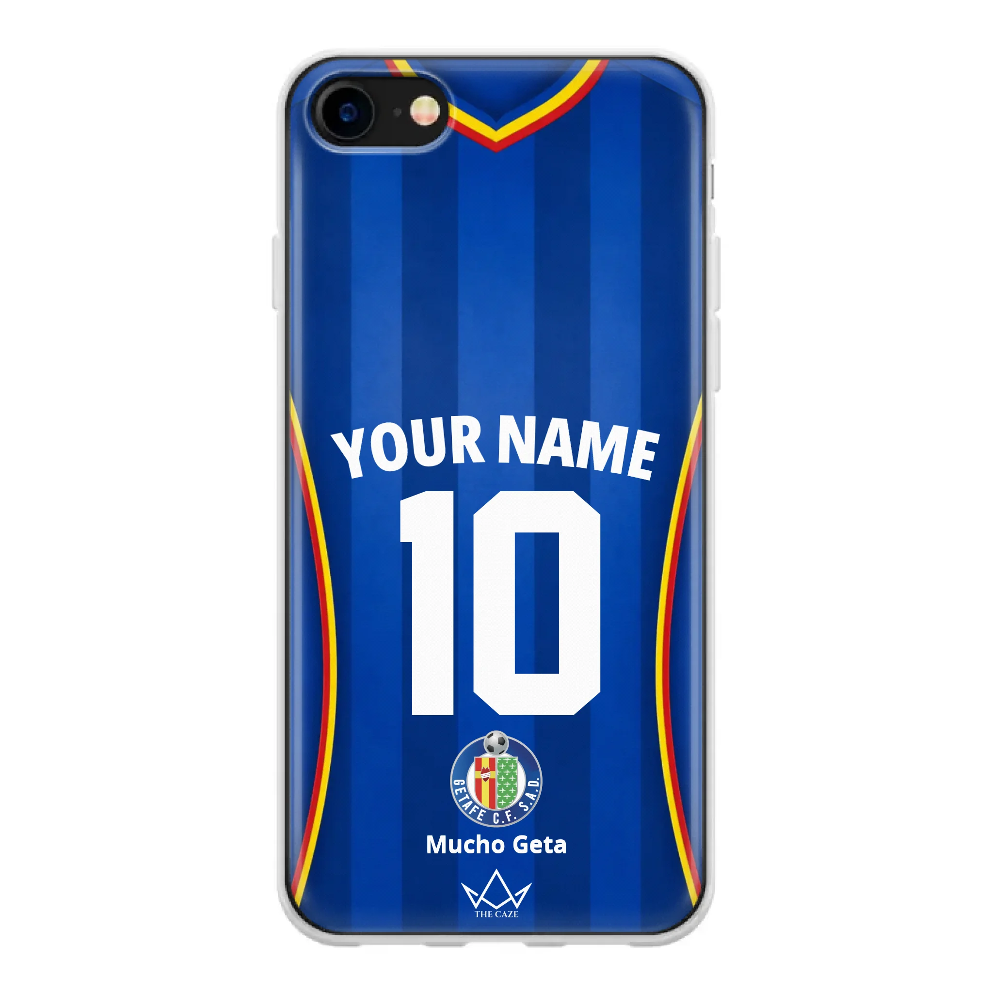 Funda de iPhone personalizada de fútbol del Getafe CF