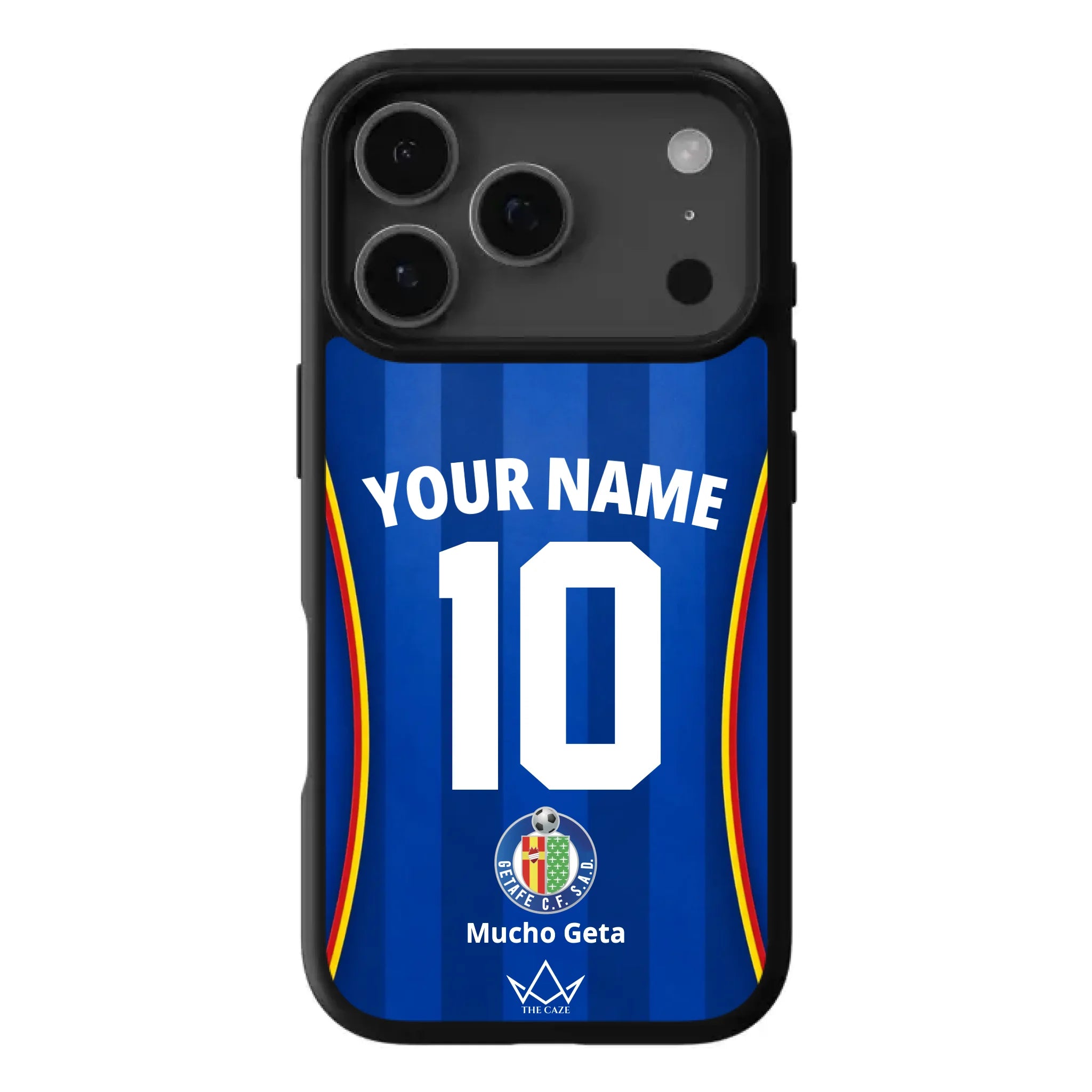 Funda de iPhone personalizada de fútbol del Getafe CF
