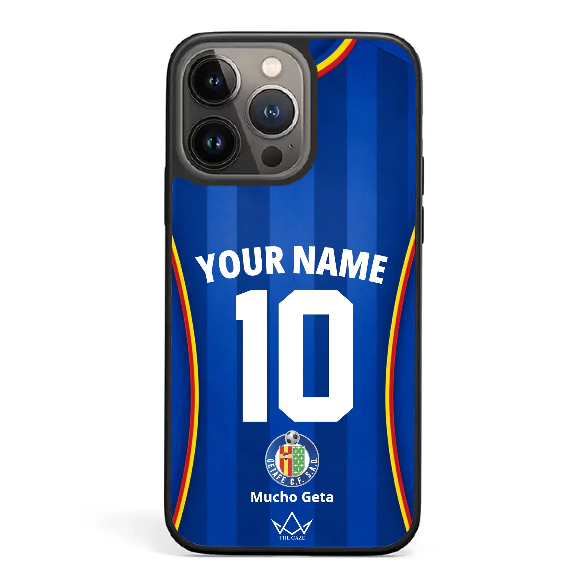 Funda de iPhone personalizada de fútbol del Getafe CF