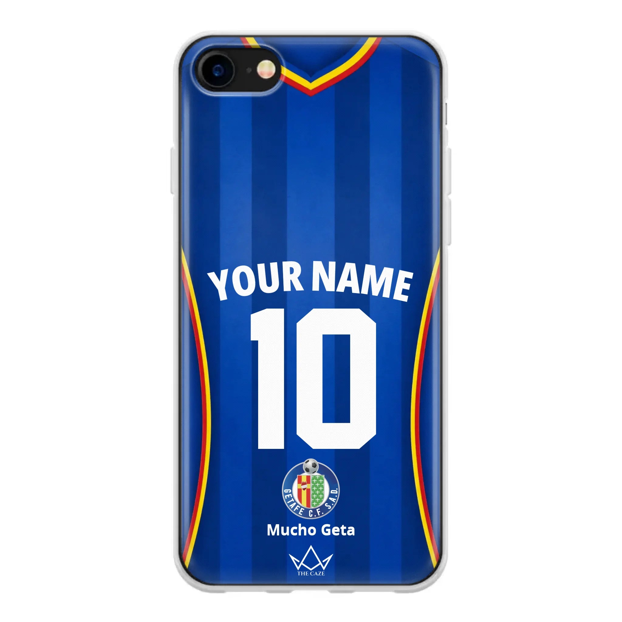 Funda de iPhone personalizada de fútbol del Getafe CF