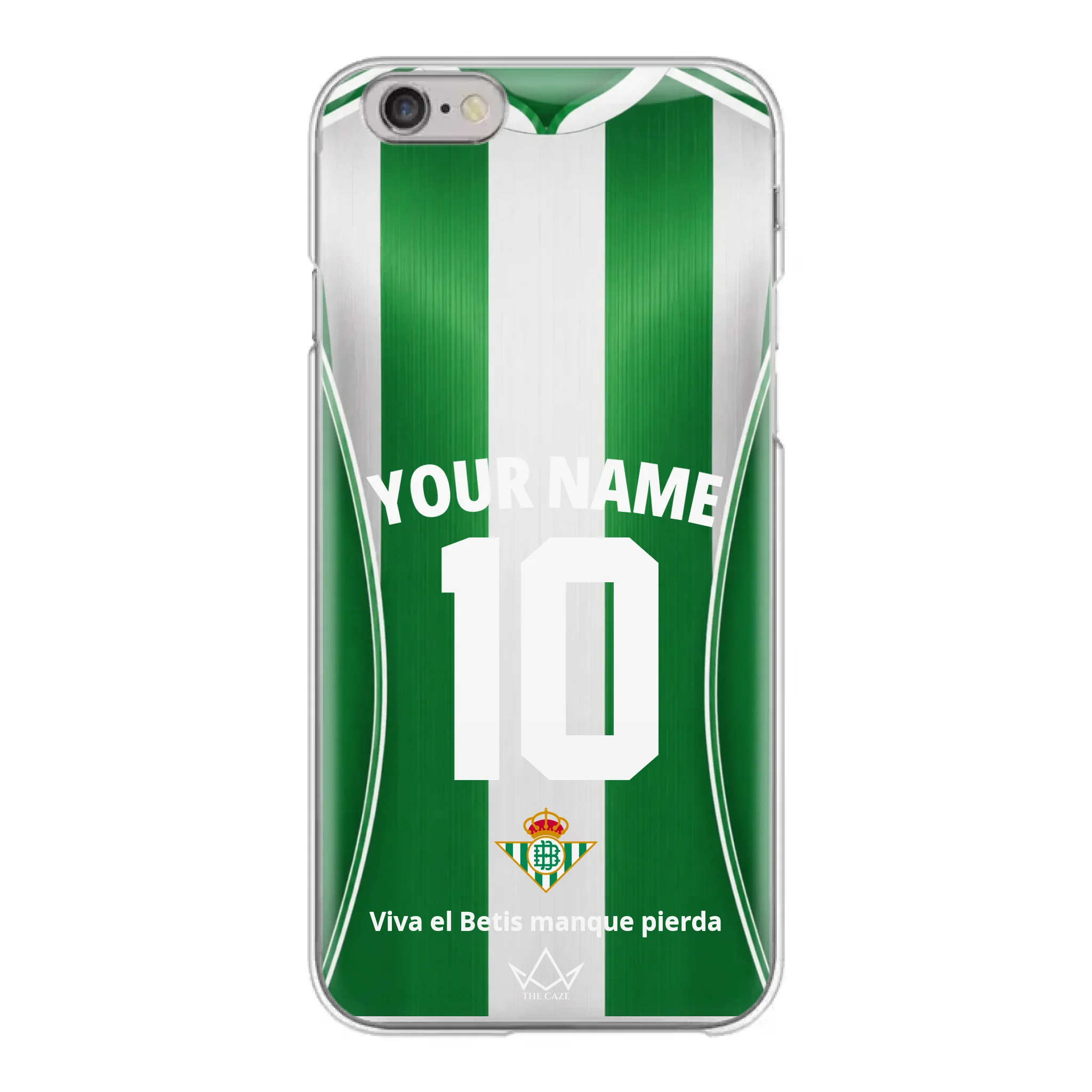 Funda personalizada de Iphone del Real Betis de Fútbol