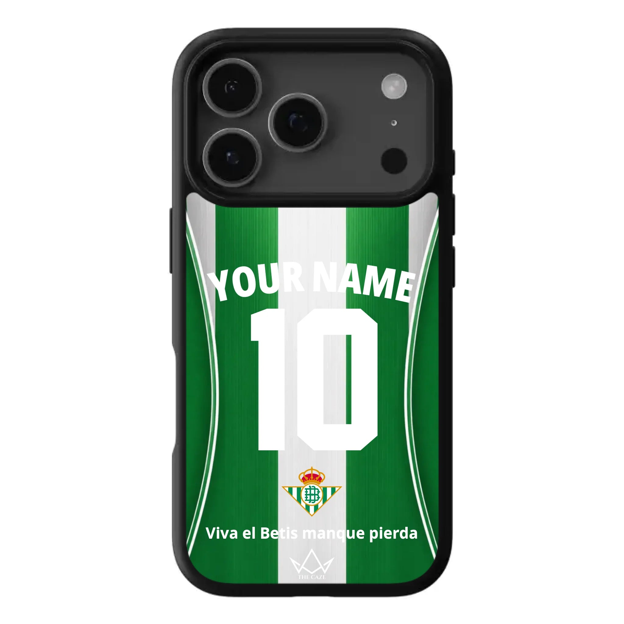 Funda personalizada de Iphone del Real Betis de Fútbol