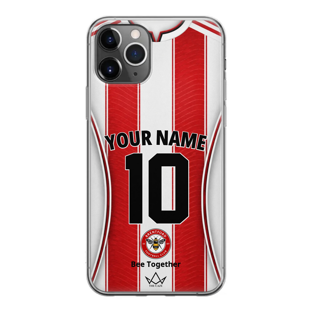 Coque iPhone Personnalisée Football Brentford FC