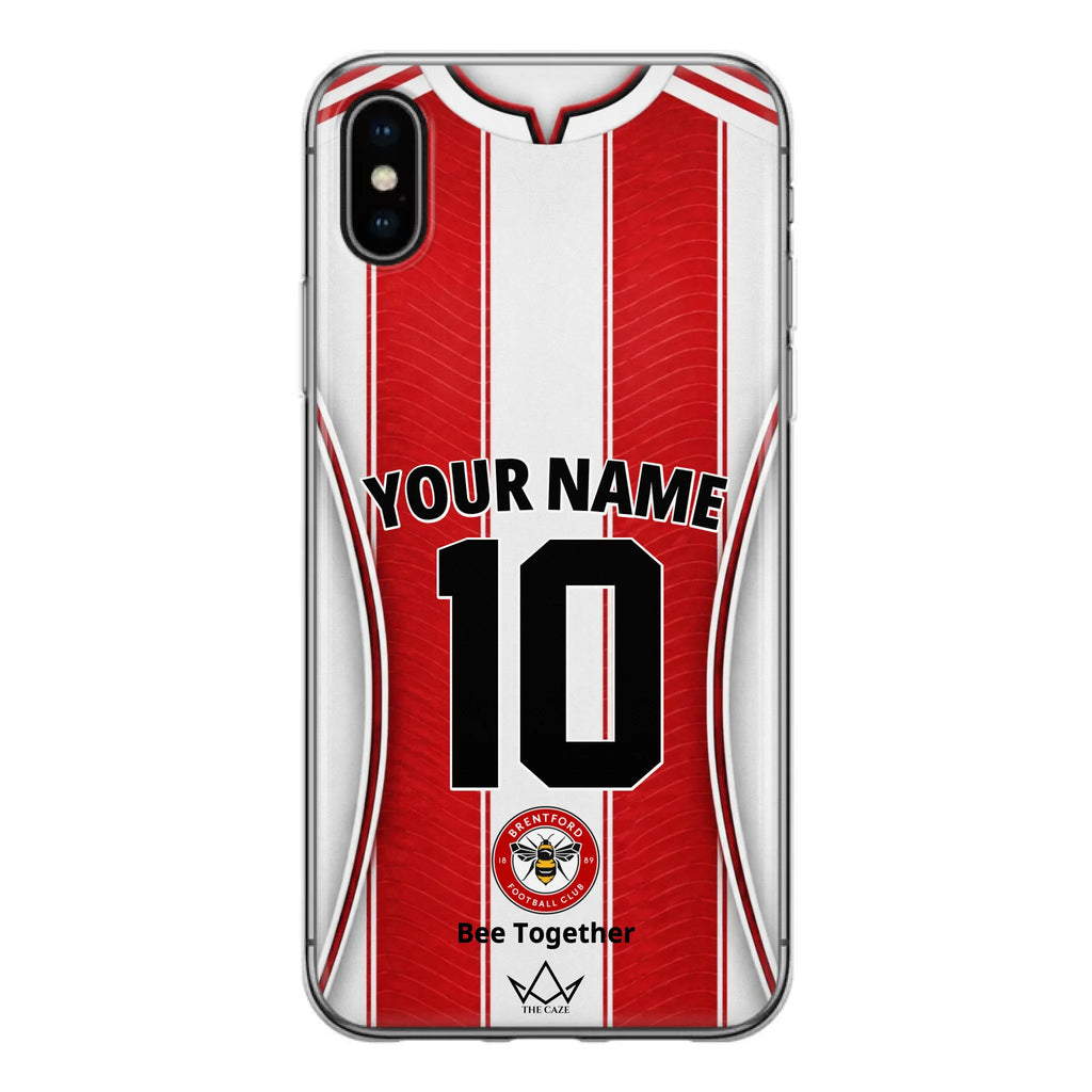 Coque iPhone Personnalisée Football Brentford FC