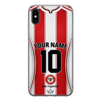 Coque iPhone Personnalisée Football Brentford FC