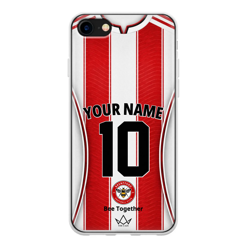 Coque iPhone Personnalisée Football Brentford FC