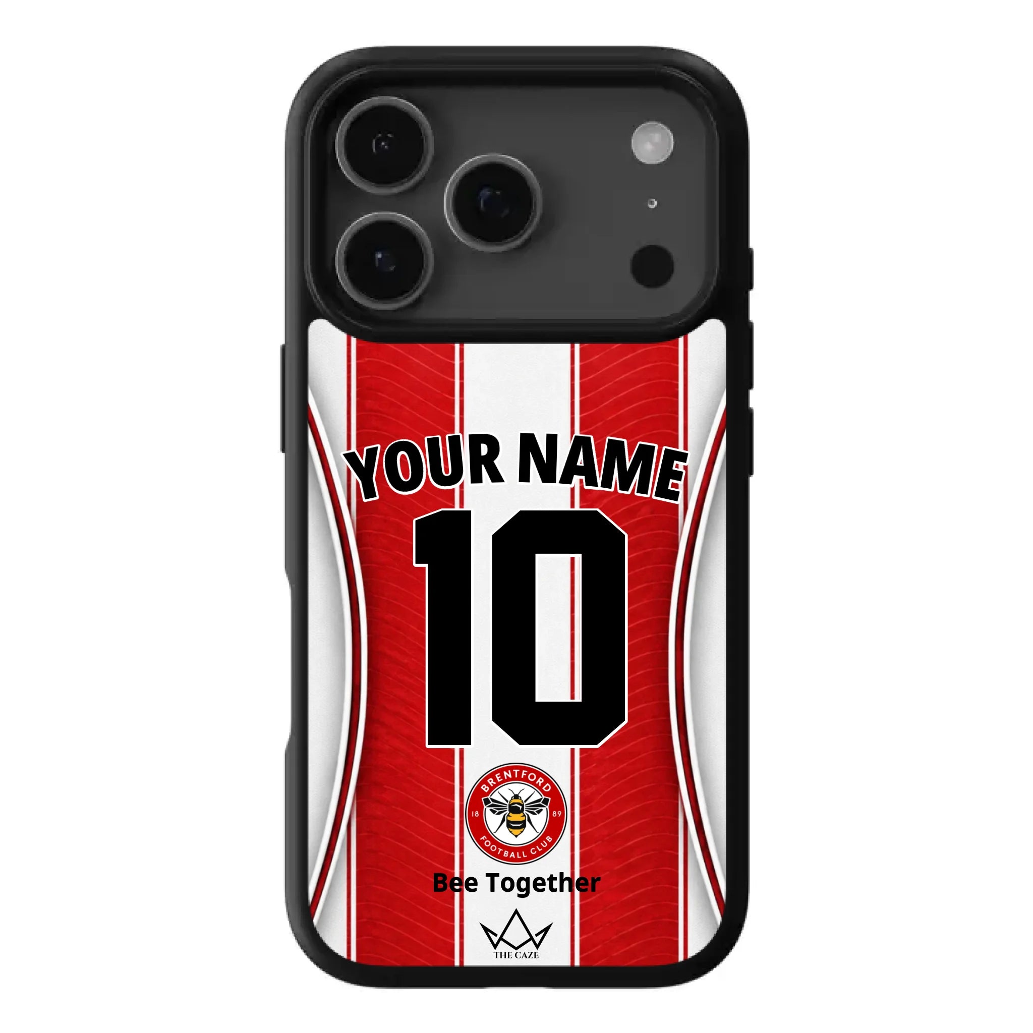 Coque iPhone Personnalisée Football Brentford FC