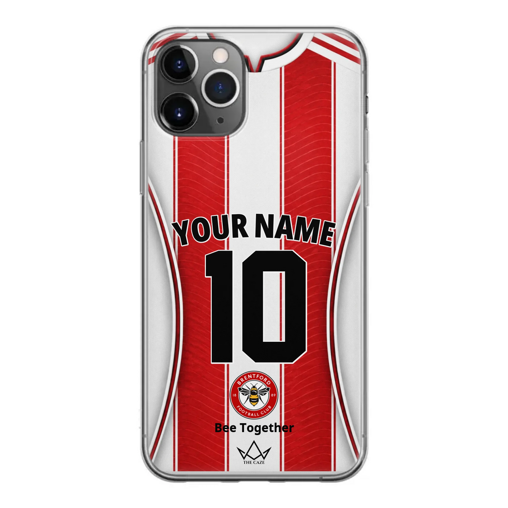 Coque iPhone Personnalisée Football Brentford FC