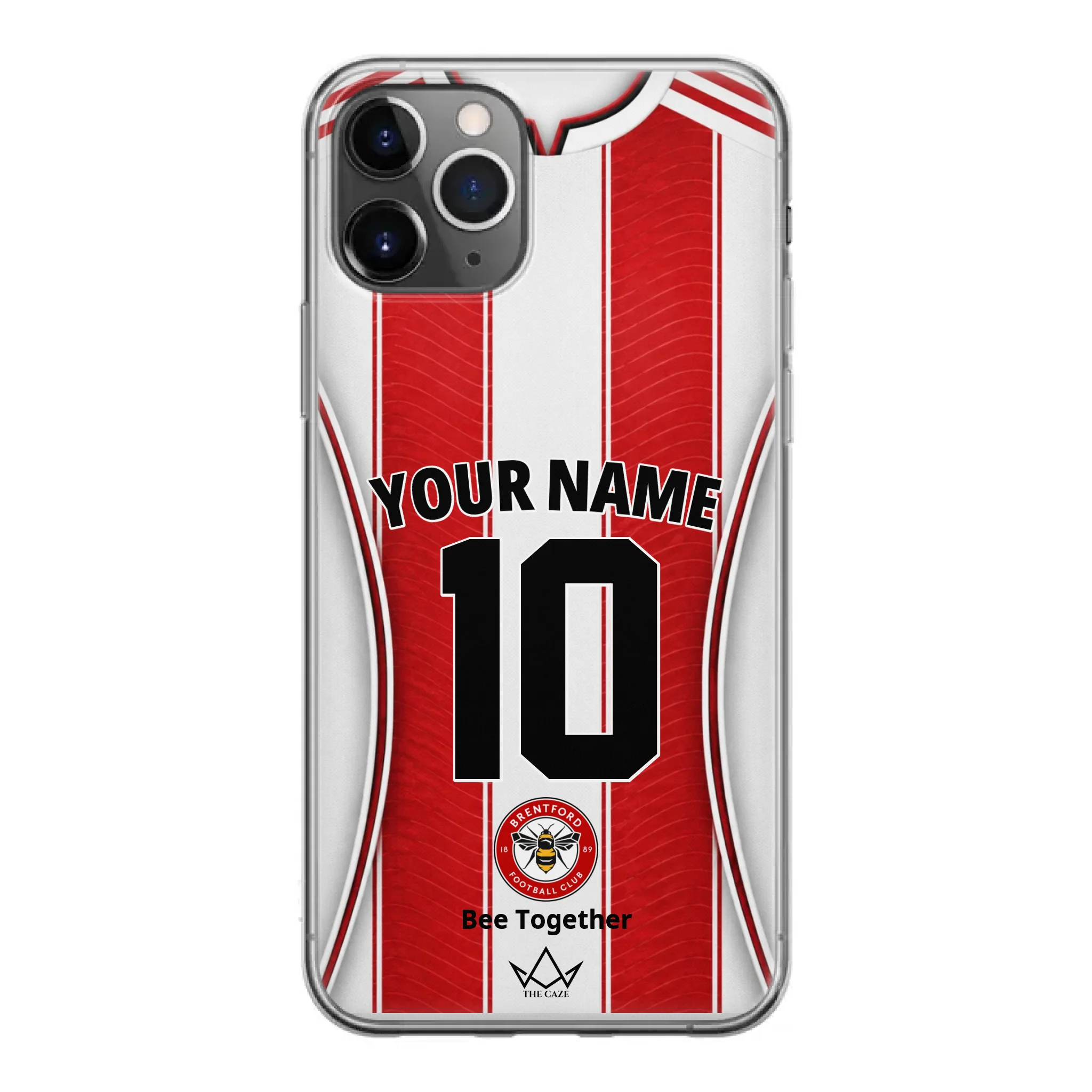 Coque iPhone Personnalisée Football Brentford FC