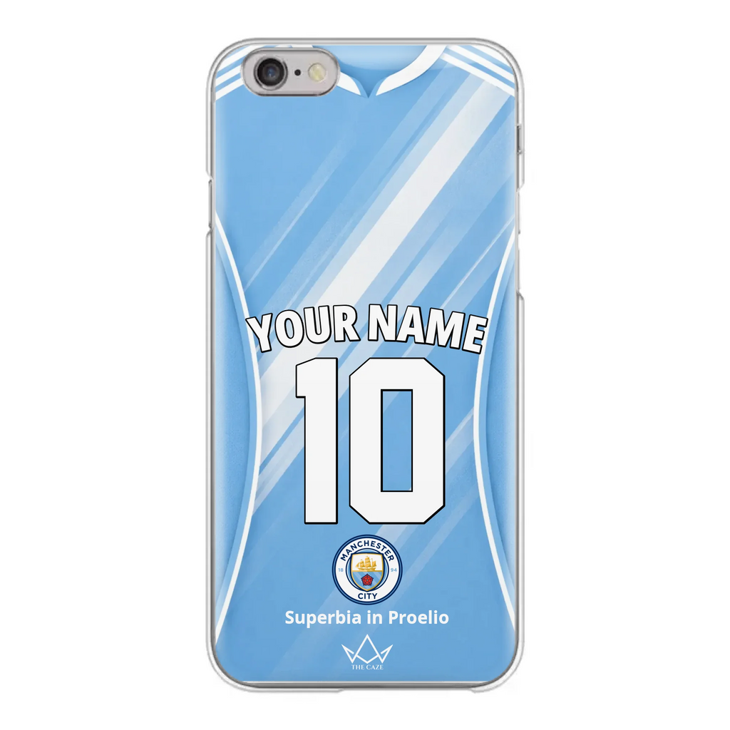 Coque iPhone personnalisée Manchester City Football