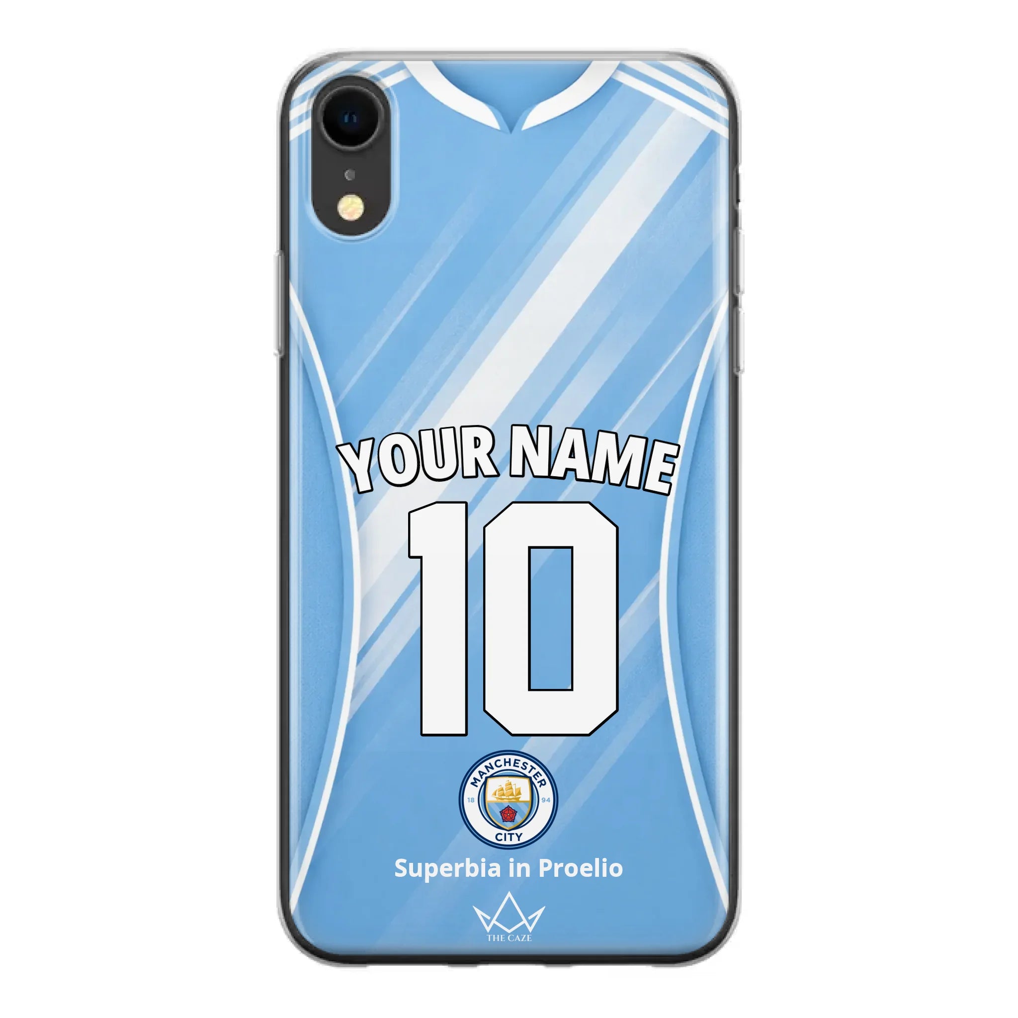 Coque iPhone personnalisée Manchester City Football