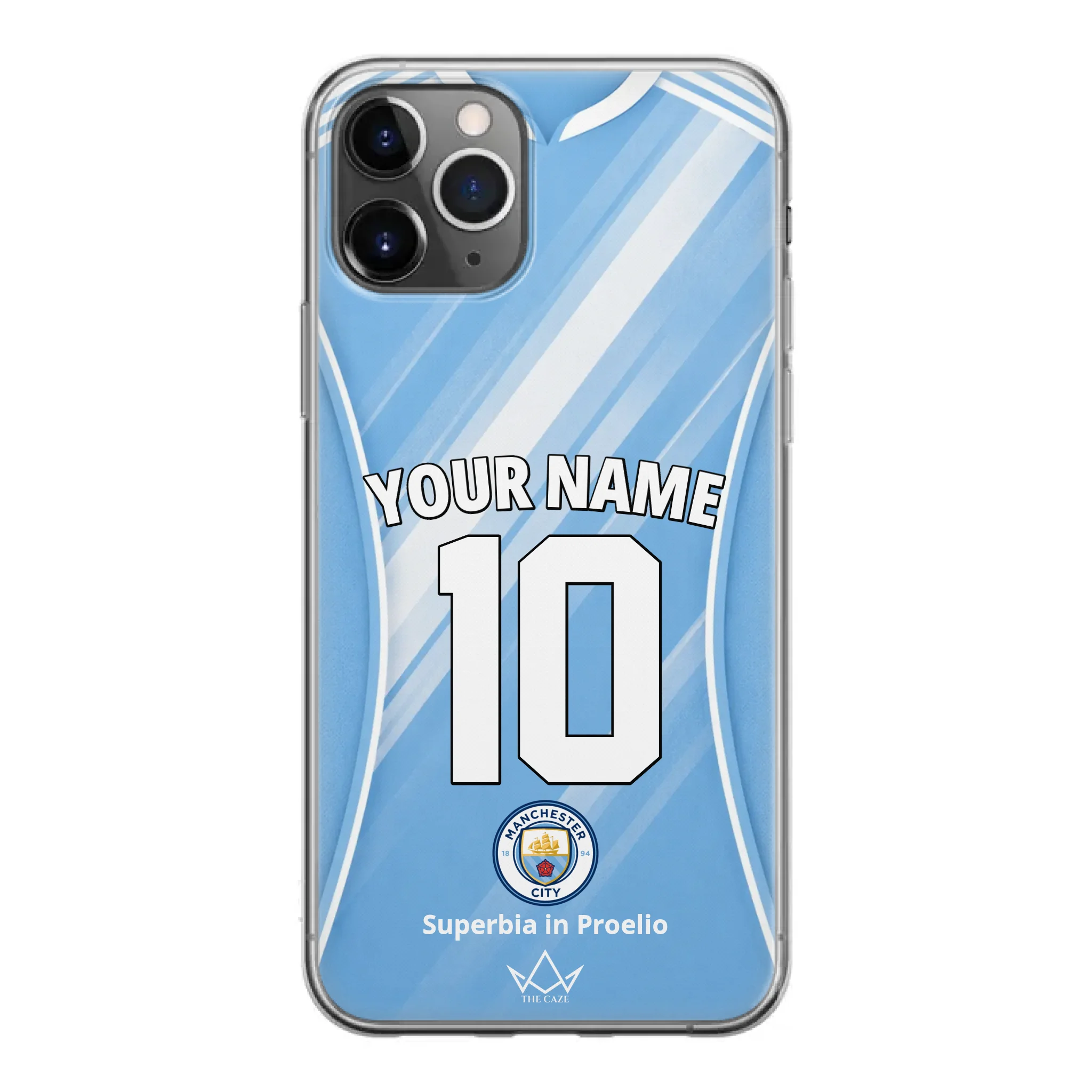 Coque iPhone personnalisée Manchester City Football