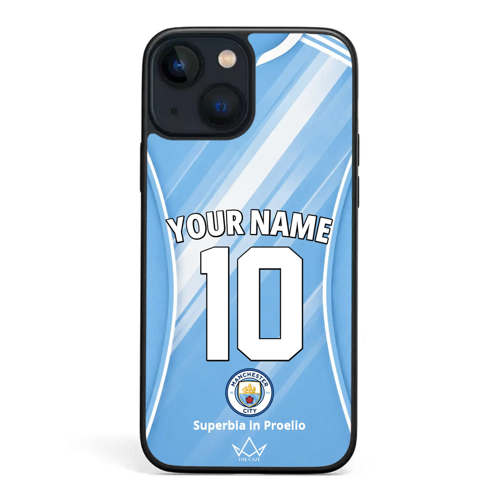 Coque iPhone personnalisée Manchester City Football