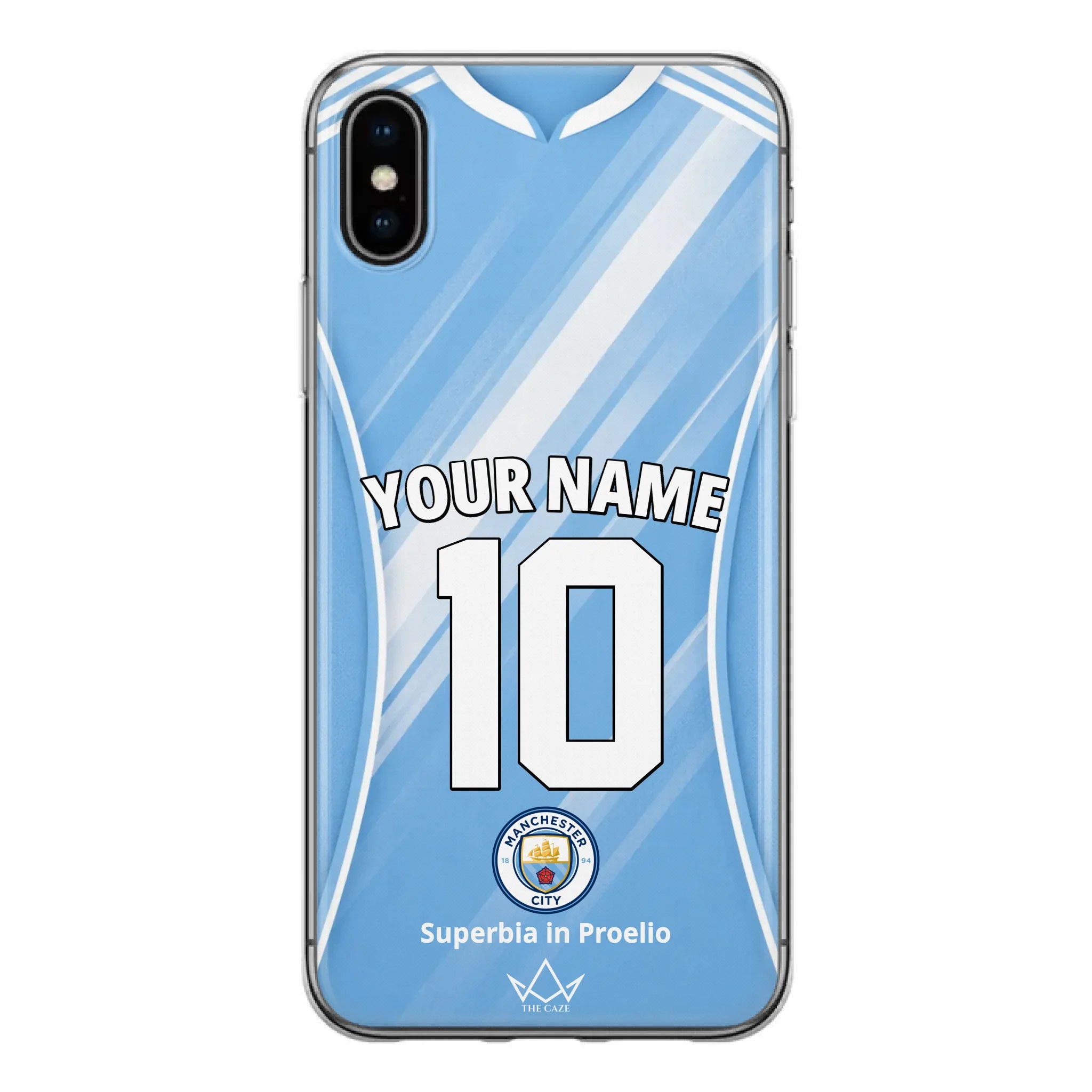 Coque iPhone personnalisée Manchester City Football