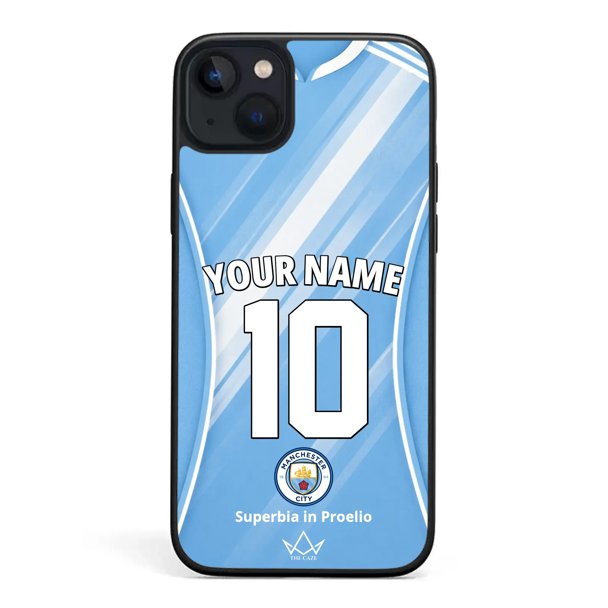 Coque iPhone personnalisée Manchester City Football