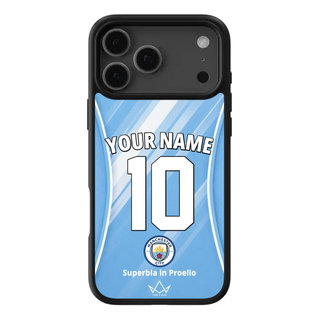 Coque iPhone personnalisée Manchester City Football