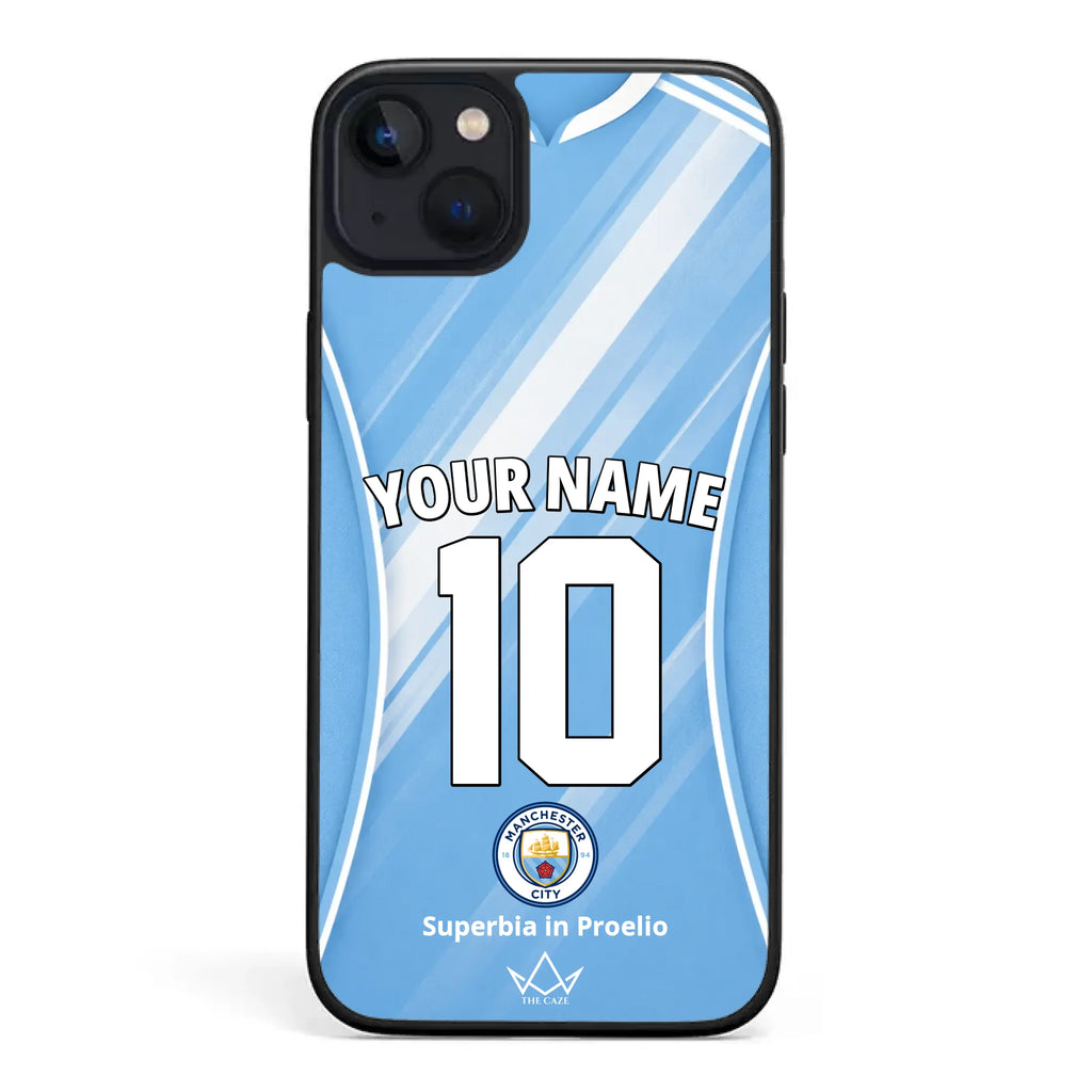 Coque iPhone personnalisée Manchester City Football
