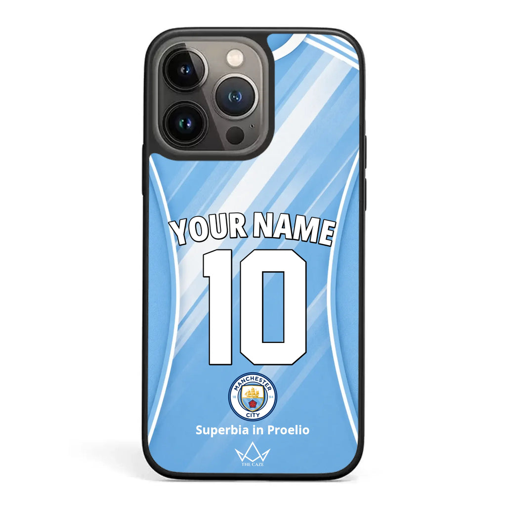 Coque iPhone personnalisée Manchester City Football